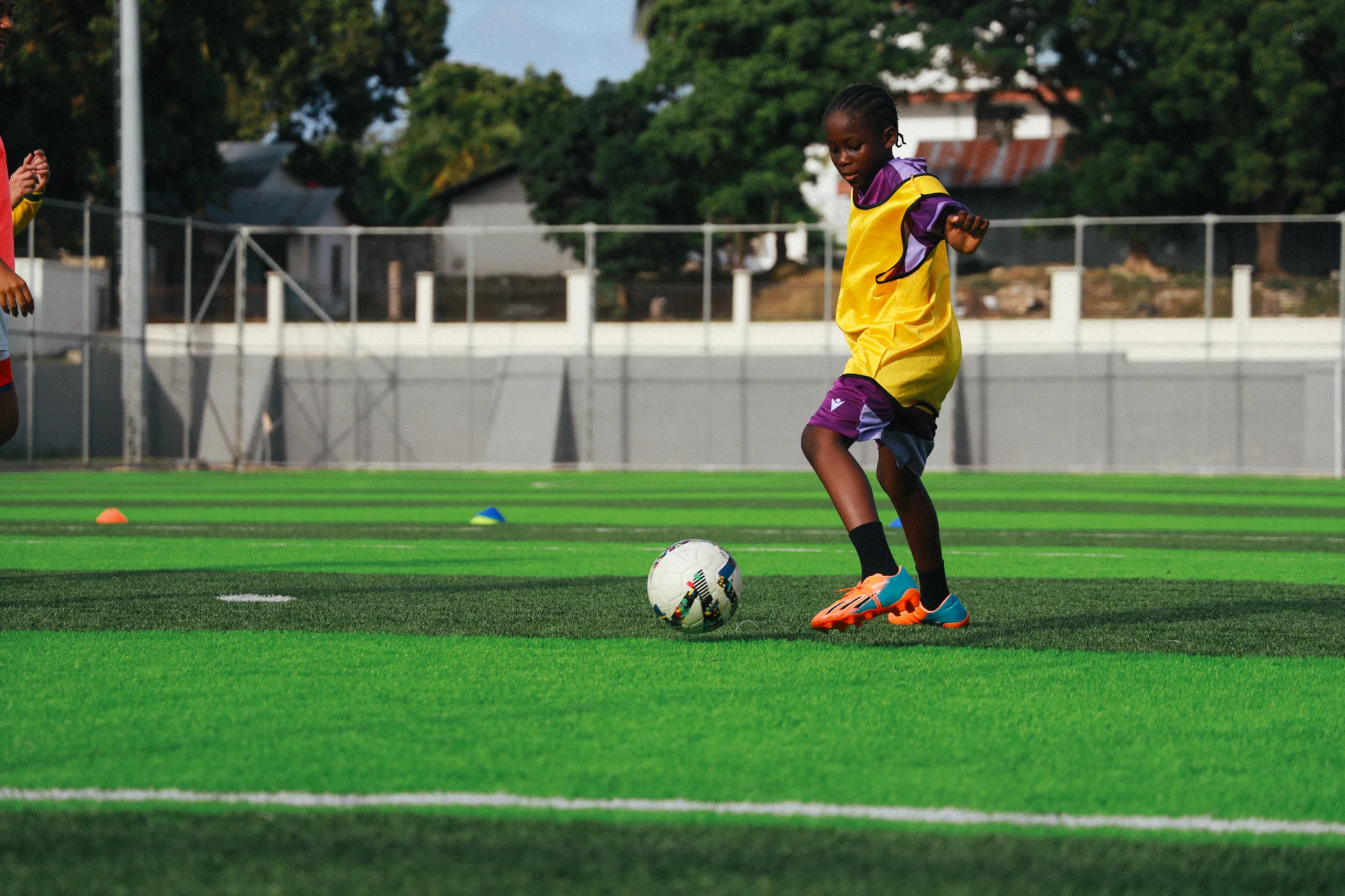 ZWFC players in action during our February 2026 friendly match.